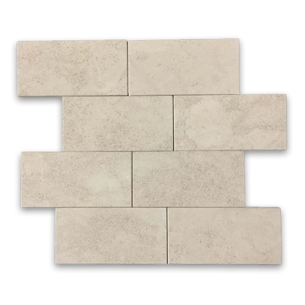 **LIMITED STOCK** Vague De Fleurs European Limestone 3" x 6" Honed - Elon Tile