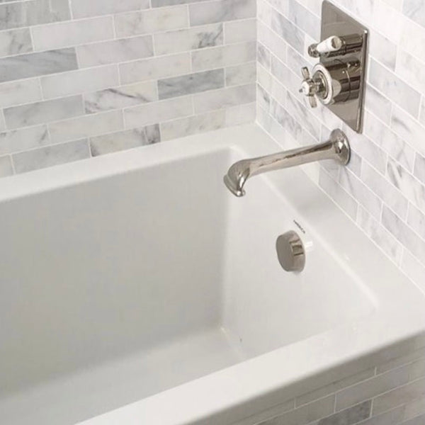 Pearl White 2" x 6" Mosaic Honed - Elon Tile & Stone