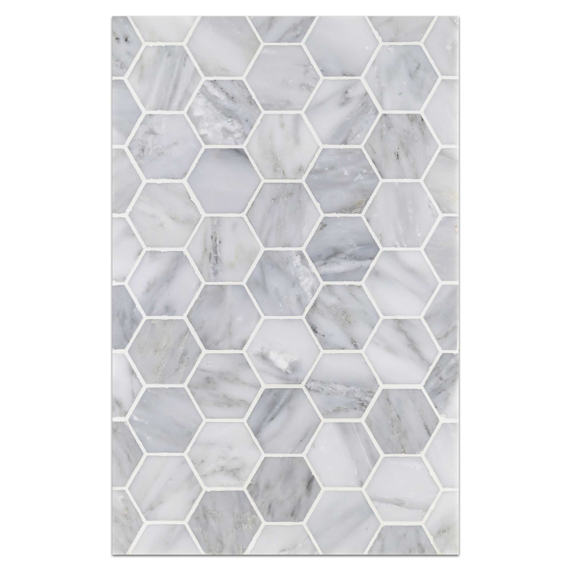 Tableros de mosaico hexagonales de 2"