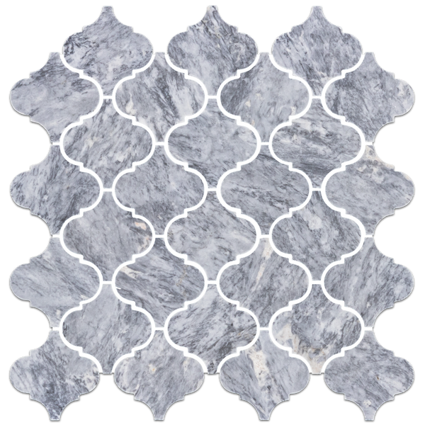 Pacific Gray 3" Lantern Mosaic Polished - Elon Tile & Stone