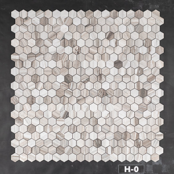 Cinnamon Beige 2" Hexagon Mosaic Honed