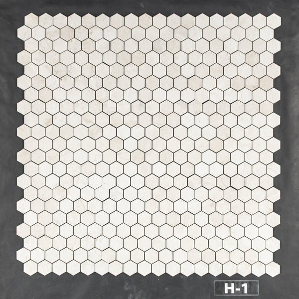 Alba Nova 2" Hexagon Mosaic Honed