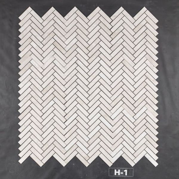 Alba Nova 1" x 4" Herringbone Mosaic Honed