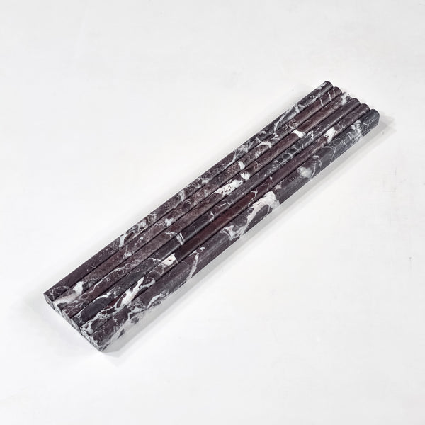 Rosso Levanto Micro Pencil Molding Honed