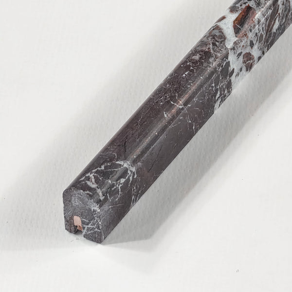 Rosso Levanto Micro Pencil Molding Honed