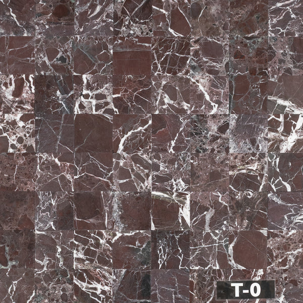 Rosso Levanto 4" x 4" Soft Tumbled