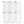 White Thassos Gem with Blue Celeste Surround and Emerald Green Dot Mosaic Honed
