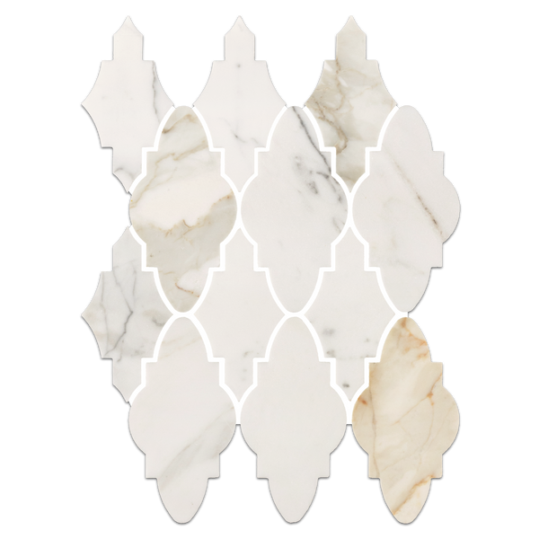 Calacatta Gold Elisa Mosaic Honed