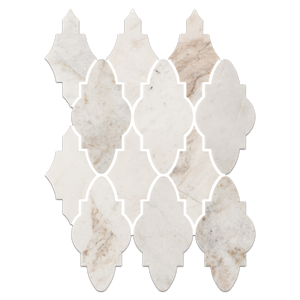 Bianco Oro Elisa Mosaic Honed