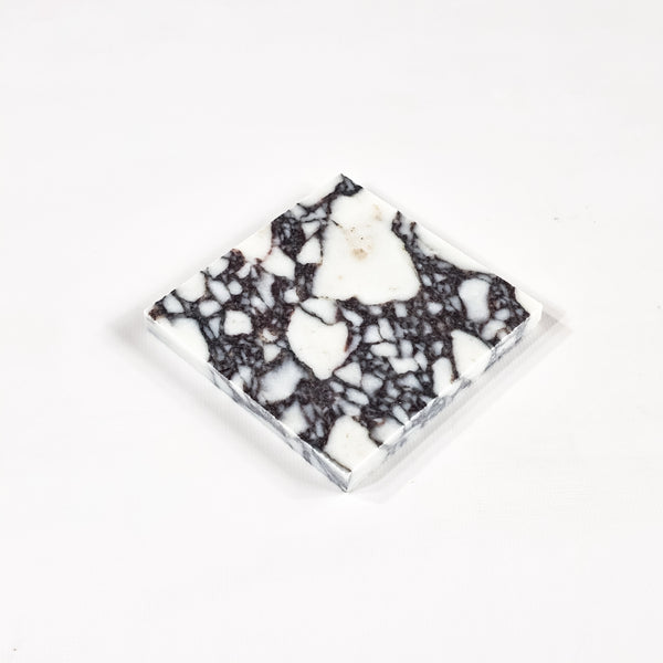 Bianco Violetta 4" x 4" Honed