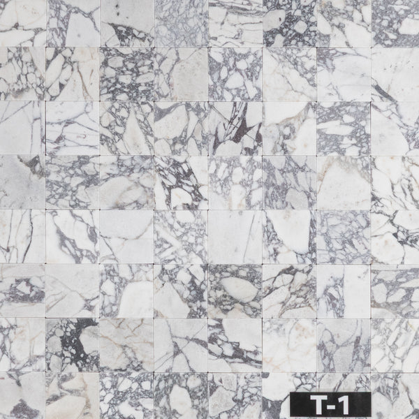 Bianco Violetta 4" x 4" Soft Tumbled