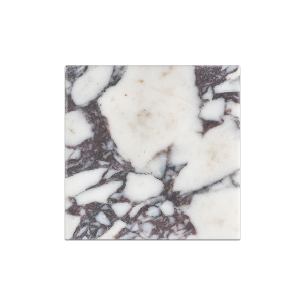 Bianco Violetta 4" x 4" Soft Tumbled