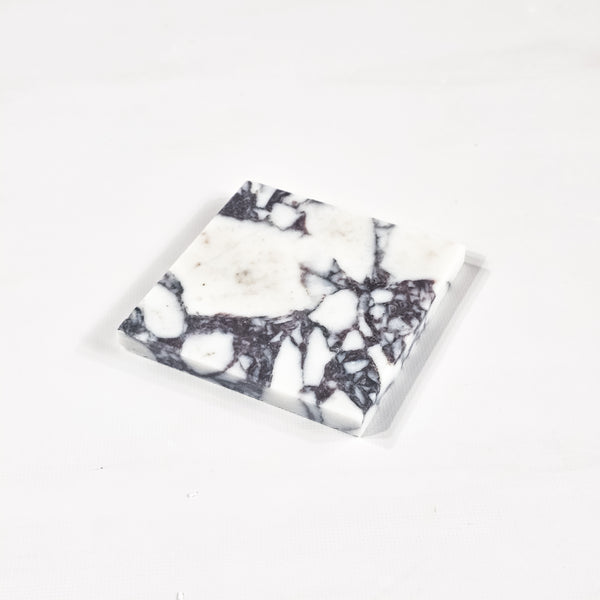 Bianco Violetta 4" x 4" Soft Tumbled