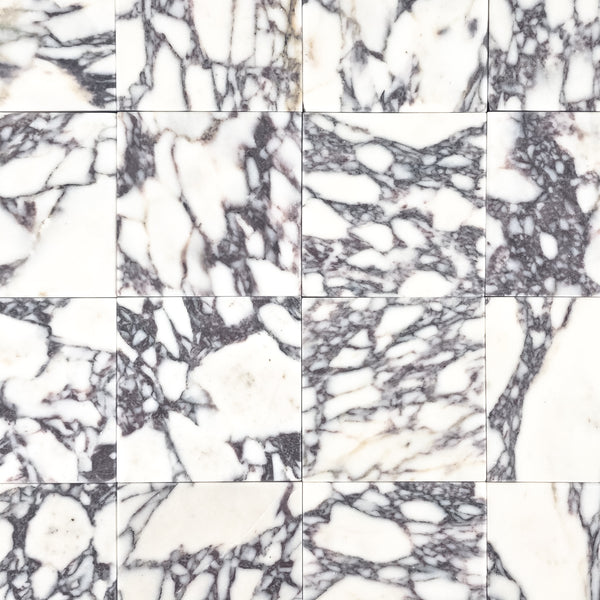 Bianco Violetta 4" x 4" Soft Tumbled