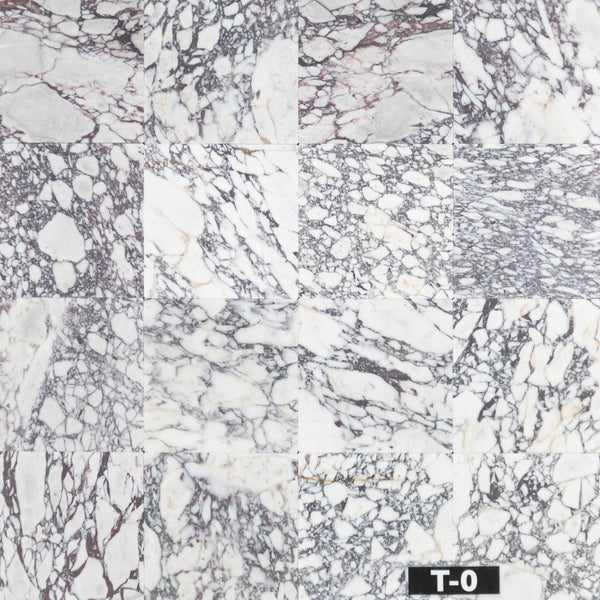 Bianco Violetta 10" x 10" Soft Tumbled