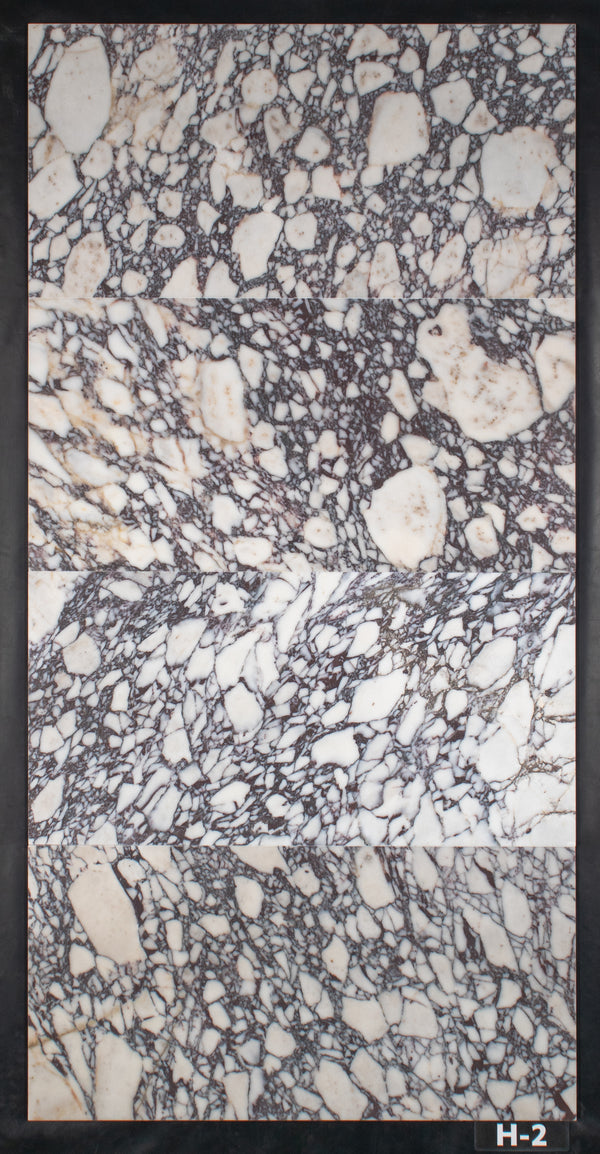 Bianco Violetta 18" x 36" Honed