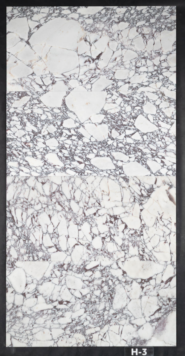 Bianco Violetta 18" x 36" Honed