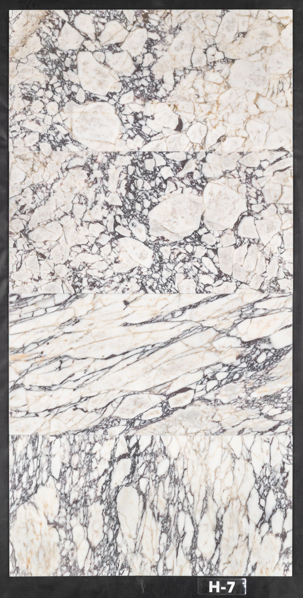Bianco Violetta 18" x 36" Honed