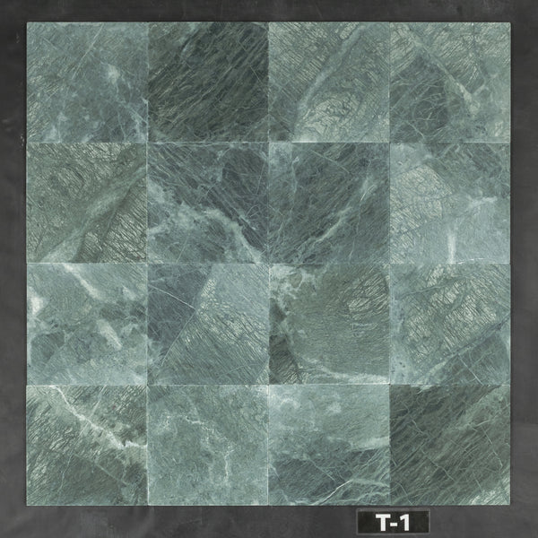 Notte Verde 10" x 10" Soft Tumbled - Elon Tile & Stone