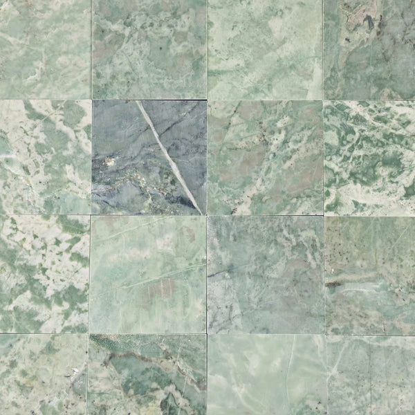 Emerald Green 4" x 4" Honed