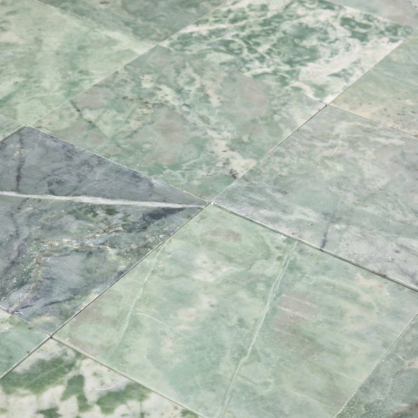 Emerald Green 4" x 4" Honed