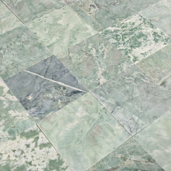 Emerald Green 4" x 4" Honed