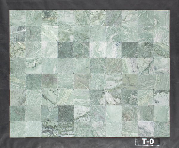 Emerald Green 4" x 4" Soft Tumbled
