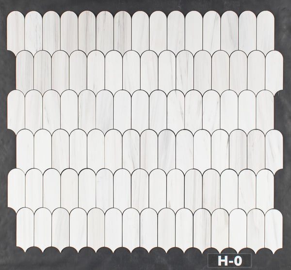 Dolomite Wave Mosaic Honed