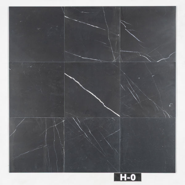 Black 12" x 12" Honed