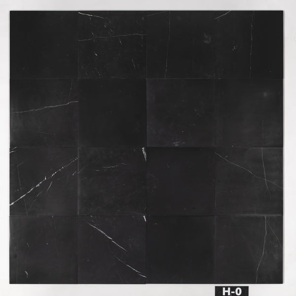 Black 12" x 12" Honed - Elon Tile & Stone