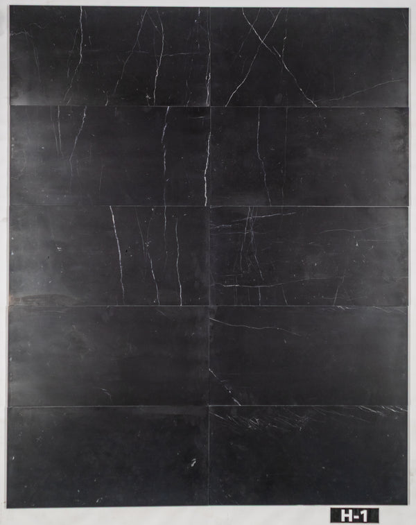 Black 12" x 24" Honed