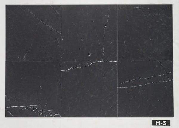 Black 18" x 18" Honed