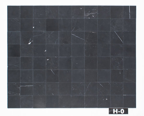 Black 4" x 4" Honed
