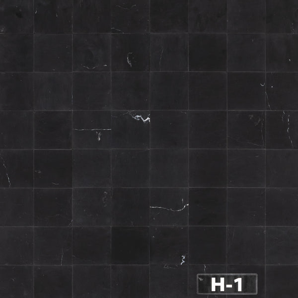 Black 4" x 4" Honed