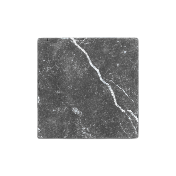 Black 4" x 4" Soft Tumbled