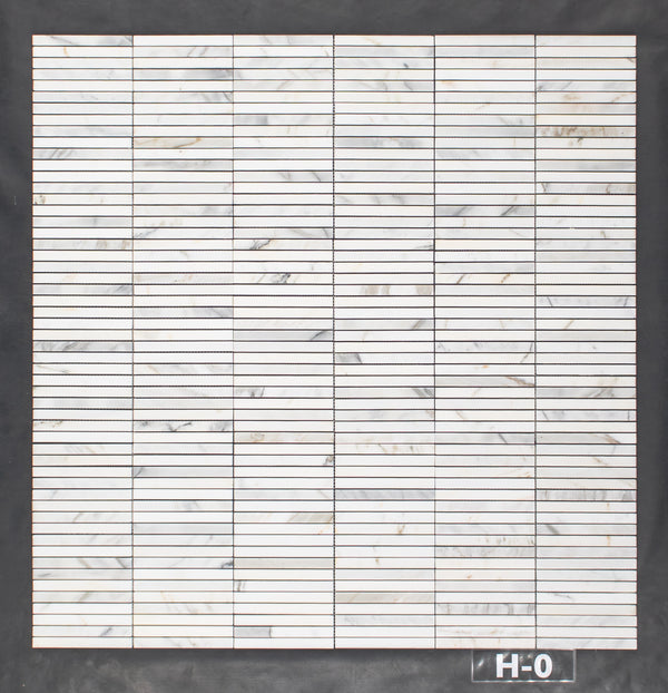 Calacatta Gold Stack Mosaic Honed