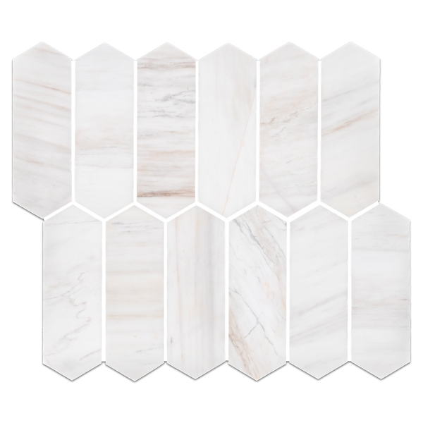 Vena D'Oro 2" x 6" Picket Mosaic Polished