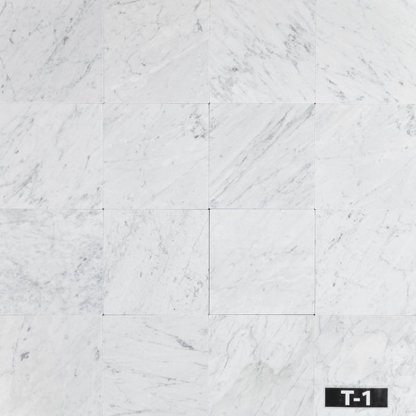 Bianco Carrara 10" x 10" Soft Tumbled