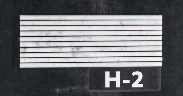 Bianco Carrara Micro Pencil Honed