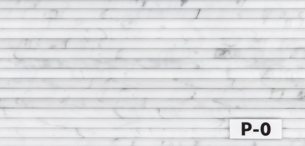 Bianco Carrara Micro Pencil Polished