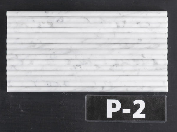 Bianco Carrara Micro Pencil Polished - Elon Tile & Stone