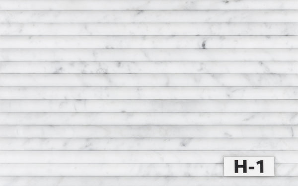 Bianco Carrara Petite Pencil Molding Honed