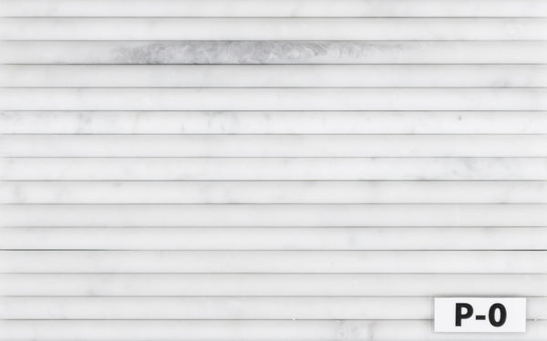 Bianco Carrara Petite Pencil Molding Polished