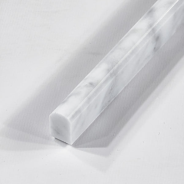 Bianco Carrara Petite Pencil Molding Polished