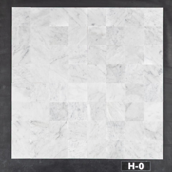 Bianco Carrara 4" x 4" Honed - Elon Tile & Stone