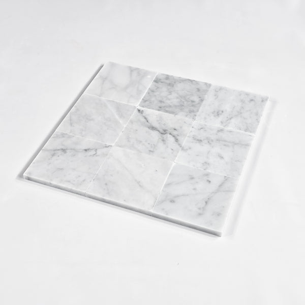 Bianco Carrara 4" x 4" Honed