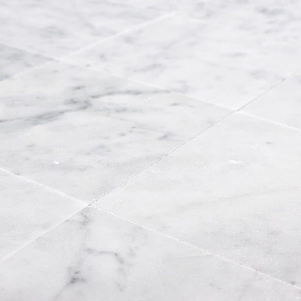 Bianco Carrara 4" x 4" Honed