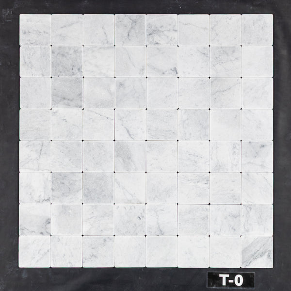 Bianco Carrara 4" x 4" Soft Tumbled