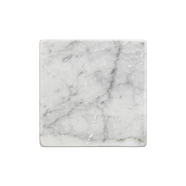 Bianco Carrara 4" x 4" Soft Tumbled