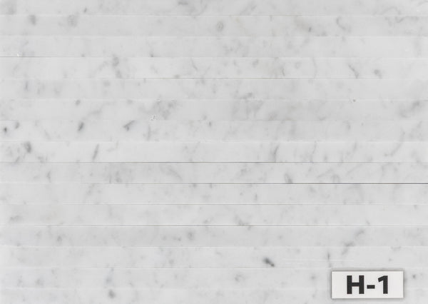 Bianco Carrara Flat Liner Molding Honed